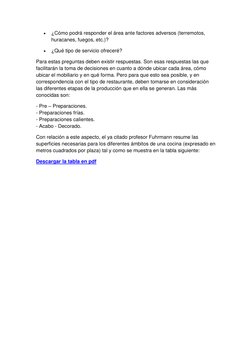  
¿Cómo podrá responder el área ante factores adversos (terremotos, 
huracanes, fuegos, etc.)? 
 
¿Qué tipo de servicio ofr