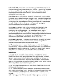 En forma de “L”: para cocinas entre medianas y grandes. Yo en lo particular 
lo sugiero para centros de elaboración como Cate