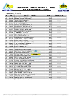 Oficina General de Informática - UNCP 
20/01/2013 
Pág. 6 de 206 
 
EMPRESA EDUCATIVA COBE PRISMA S.A.C. - TARMA 
PARTIDA REG