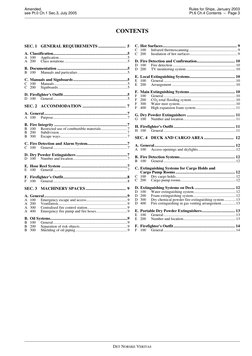 Amended,
Rules for Ships, January 2003
see Pt.0 Ch.1 Sec.3, July 2005  
Pt.6 Ch.4 Contents  –  Page 3
DET NORSKE VERITAS
CONT