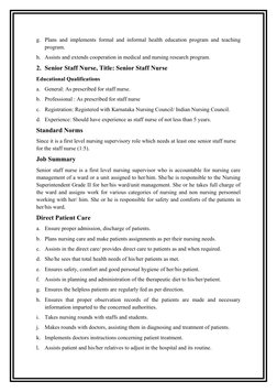 g. Plans and implements formal and informal health education program and teaching 
program.
h. Assists and extends cooperatio