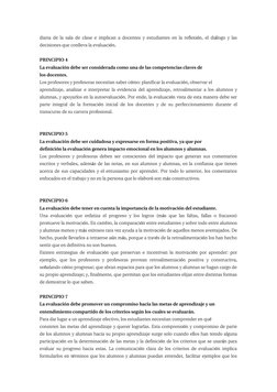 Diez Principios de Evaluación Educativa | PDF | Evaluación | Aprendizaje