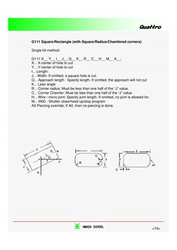 Amada Laser Cutting G-Code Guide | PDF | Rectangle | Angle