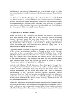 that Prospero is a mirror of Shakespeare as a writer because of how he fulfils 
the author function, though there seems to be