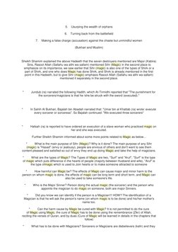 5.    Usurping the wealth of orphans 
 
6.    Turning back from the battlefield 
 
7.    Making a false charge (accusation)