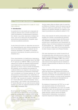 I-ESTRÉS POSTRAUMÁTICO DSM IV: T.E.P.
F43.1/309.81)
1- Introducción:
La predicción de cual puede ser la respuesta de
cualquie