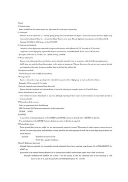 Jasrep Format Example JASREP User's Manual for Ships | PDF | Radio | Longitude