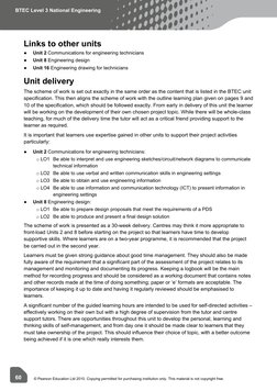 BTEC Level 3 National Engineering 
60 
© Pearson Education Ltd 2010. Copying permitted for purchasing institution only. T