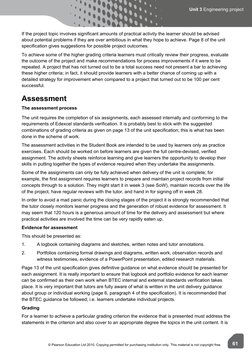 Unit 3 Engineering project
61 
© Pearson Education Ltd 2010. Copying permitted for purchasing institution only. This mate