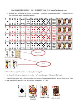 Playing Cards Identification Names of Playing Cards Explained | PDF | Home & Garden