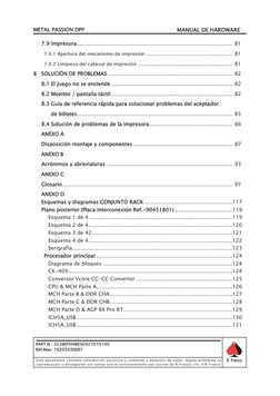 7.9 Impresora............................................................................................... 81
7.9.1 Apertur