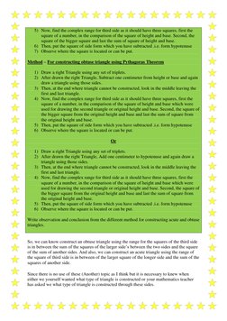 5) Now, find the complex range for third side as it should have three squares, first the 
square of a number, in the comparis
