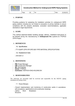 Underground HDPE Pipe Installation Guide | PDF | Pipe (Fluid Conveyance ...