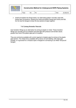 Underground HDPE Pipe Installation Guide | PDF | Pipe (Fluid Conveyance ...