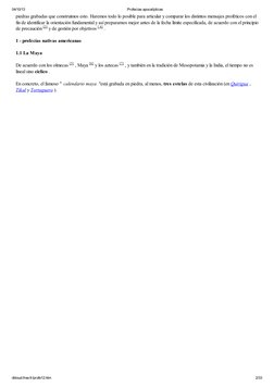 04/10/13
Profecías apocalípticas
dbloud.free.fr/profe12.htm
2/33
piedras grabadas que construimos esto. Haremos todo lo posib