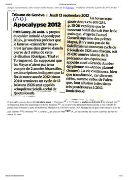 04/10/13
Profecías apocalípticas
dbloud.free.fr/profe12.htm
4/33
aunque transformado, como varias estelas mayas, como las de