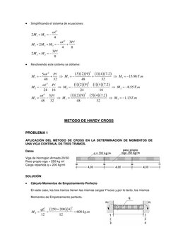  
Simplificando el sistema de ecuaciones: 
 
2
1
2
2
4
M
M



 
2
1
2
3
3
2
4
8
P
M
M
M





 
3
2
3
2
8
P
M
M

