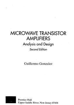 Microwave Transistor Amplifier Design | PDF | Amplifier