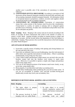 5 
another year is possible only if the convention of consistency is strictly 
followed. 
2. CONVENTION OF FULL DISCLOSURE: