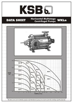 KSB WKLn Multistage Pump Data Sheet | PDF | Pump | Energy Technology