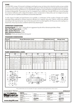 KSB WKLn Multistage Pump Data Sheet | PDF | Pump | Energy Technology