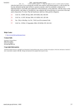 SEC. 65.          Conversion of Lands. — After the lapse of five (5) years from its award,
when the land