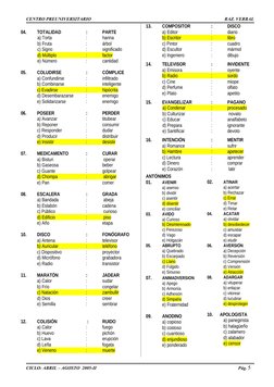 CENTRO PREUNIVERSITARIO 
RAZ. VERBAL
04. 
TOTALIDAD 
: 
PARTE
a) Torta 
: 
harina
b) Fruta 
:
árbol
c) Signo 
: 
significado