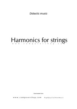 Strings Harmonics Table | PDF | Harmonic | Violin