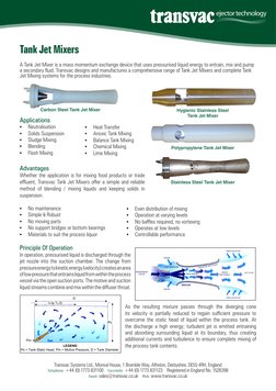 Transvac Systems Ltd., Monsal House, 1 Bramble Way, Alfreton, Derbyshire, DE55 4RH, England
Telephone: +44 (0) 1773 831100