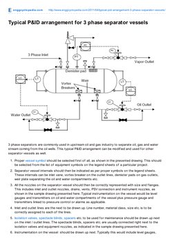 3-Phase Separator P&ID Arrangement PDF Valve Gas Technologies