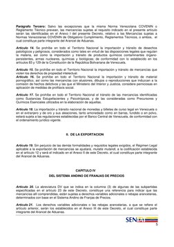 Arancel de Aduanas Venezuela 2025 | PDF | aduana | Papel
