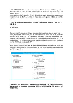 EN  LAMBAYEQUE la tasa de incidencia es de 87 episodios por 10,000 asegurados. 
La frecuencia de casos muestra una tende