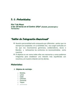 T.T.T.T.----    2222    : P
: P
: P
: Polaridades
olaridades
olar