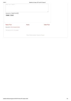 1/24/13
Salesforce Dumps: SF Dev 401 Dumps 9
salesforcedumps.blogspot.in/2012/01/sf-dev-401-dumps-9.html
3/3
Newer Post (http