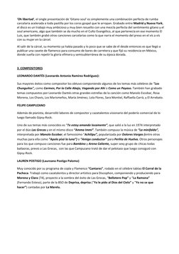 'Oh libertad', el single presentación de 'Gitano soul' es simplemente una combinación perfecta de rumba 
carcelaria acelerada