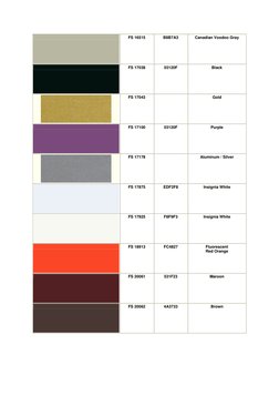 Federal Standard 595 Color Codes Guide | PDF