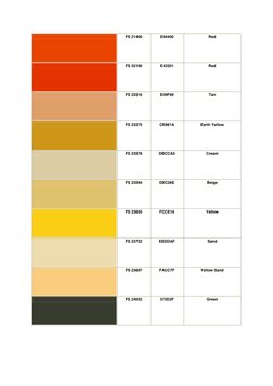 Federal Standard 595 Color Codes Guide | PDF