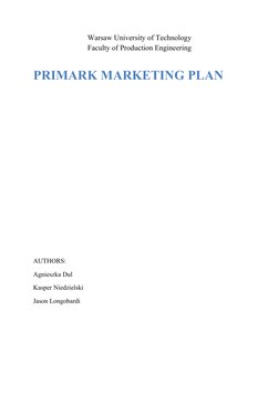 Warsaw University of Technology
Faculty of Production Engineering
AUTHORS:
Agnieszka Dul
Kasper Niedzielski
Jason Longobardi
