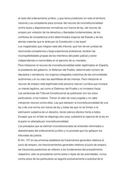 el resto del ordenamiento jurídico, y que tiene jurisdicción en todo el territorio 
nacional y es competente para conocer del