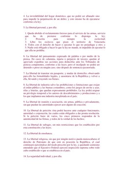 4. La inviolabilidad del hogar doméstico, que no podrá ser allanado sino 
para impedir la perpetración de un delito; y esto m