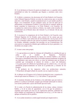 24. A no declararse ni hacerse la guerra en ningún caso, y a guardar estricta 
neutralidad en todas las contiendas que llegue
