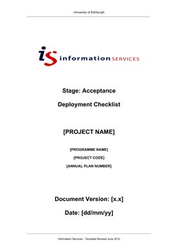 University of Edinburgh
_____________________________________________________________________________________________________