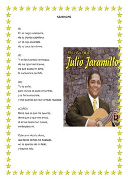 AZABACHE 
 
(I) 
En el negro azabache, 
de tu blonda cabellera, 
en el rojo escarlata, 
de tu boca tan divina. 
 
(II) 
Y en