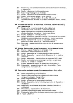 5
 
3.3.1 Reconoce y usa correctamente instrumentos de medición eléctricos 
y electrónicos 
3.3.2 Realiza trabajos de medici