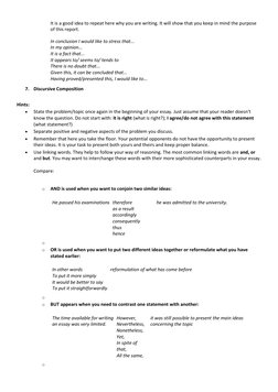 It is a good idea to repeat here why you are writing. It will show that you keep in mind the purpose 
of this report. 
In con