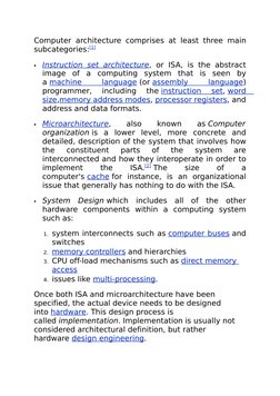 Computer Architecture Notes - Rana | PDF | Central Processing Unit ...