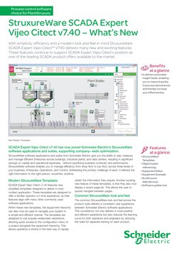 Struxureware Scada Expert Vijeo Citect V7.40 - What'S New: Process ...
