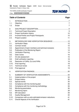 1st 
Periodic 
Verification 
Report: 
20MW 
Samal 
Grid-connected 
Hydroelectric Project in Orissa, India 
            
TÜV N