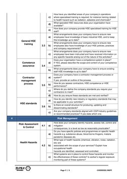 Contractor HSSE Capability Assessment | PDF | Hazards | Emergency ...