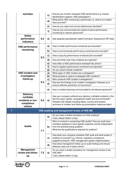 Contractor HSSE Capability Assessment | PDF | Hazards | Emergency ...